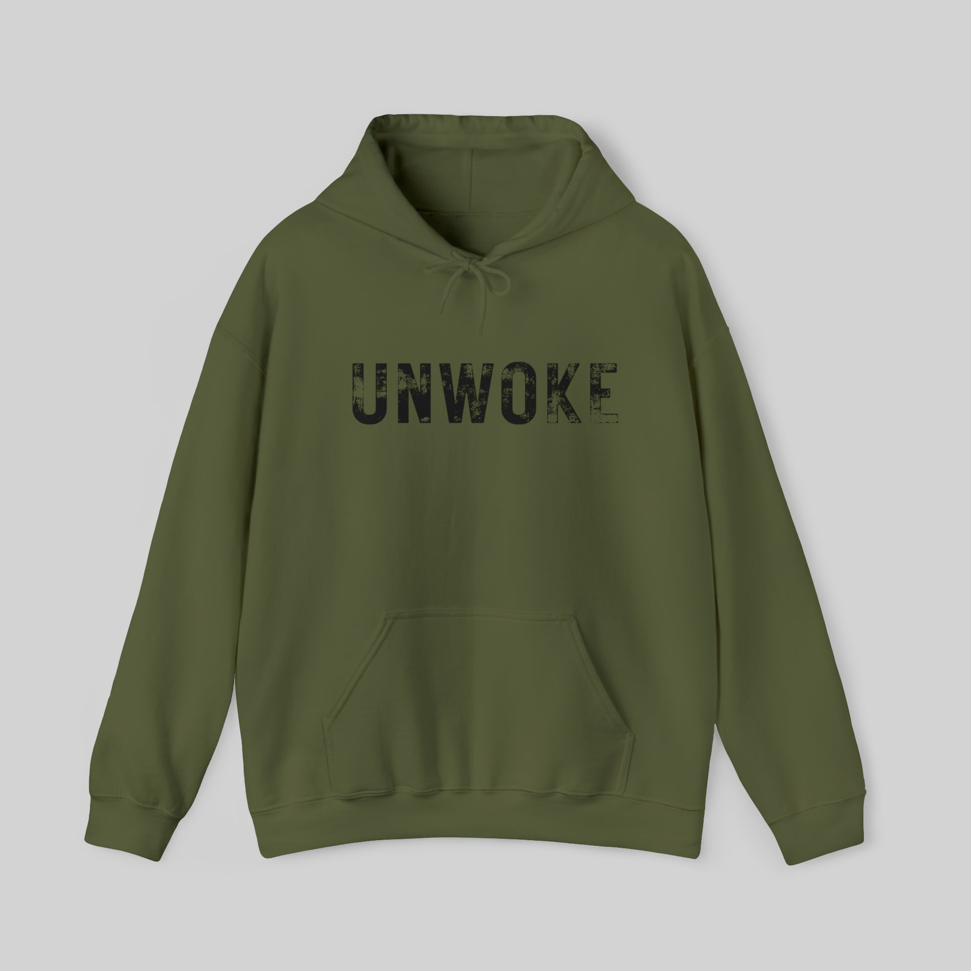 "UNWOKE" Unisex Hoodie Sweatshirt