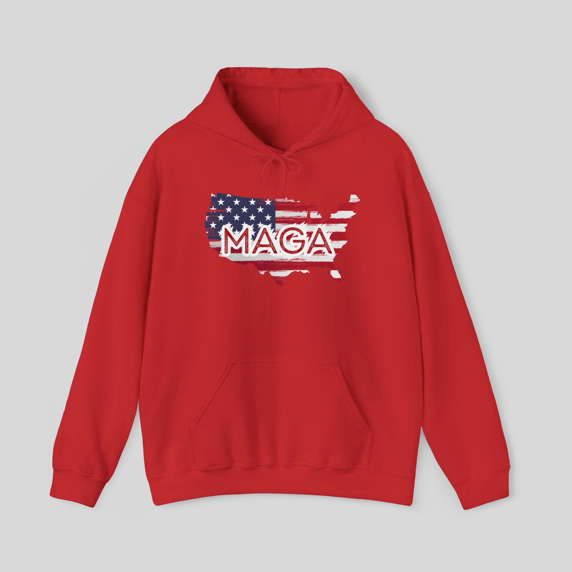 MAGA USA Map Unisex Hoodie Sweatshirt