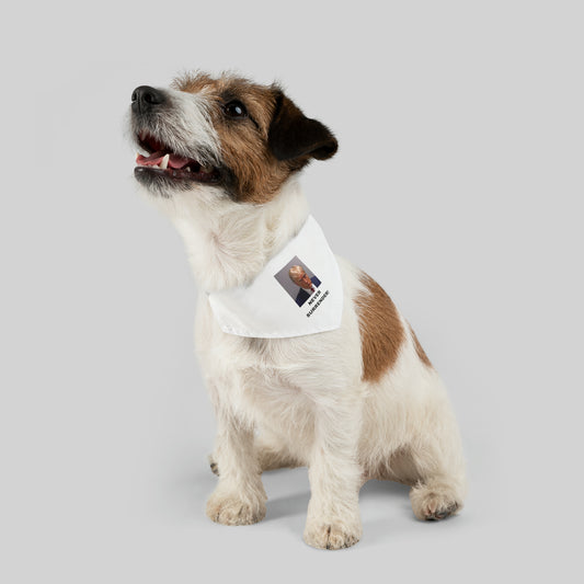 NEVER SURRENDER Trump Mugshot Pet Bandana Collar