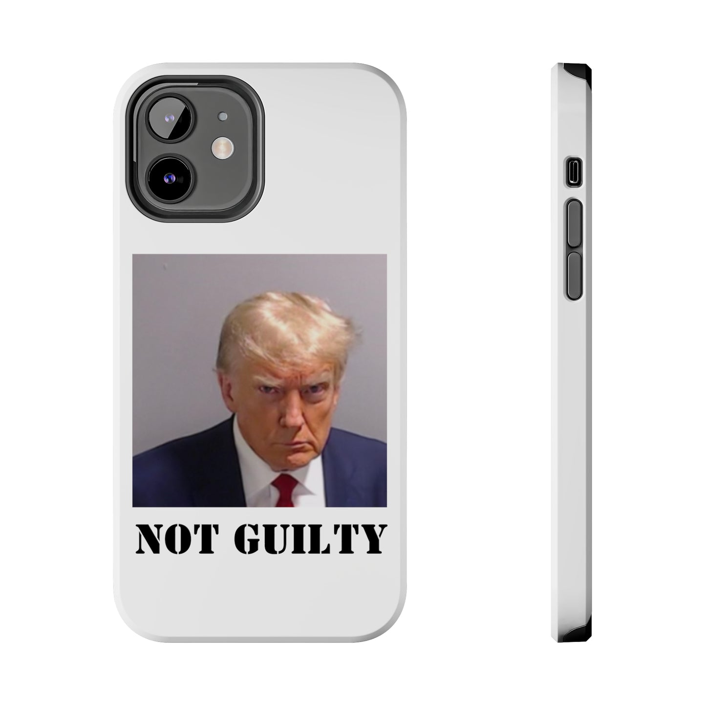 NOT GUILTY Trump Mugshot Phone Case