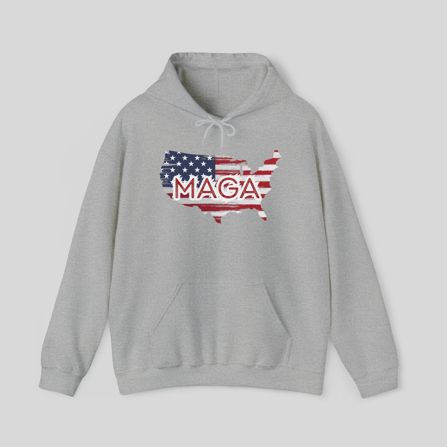 MAGA USA Map Unisex Hoodie Sweatshirt