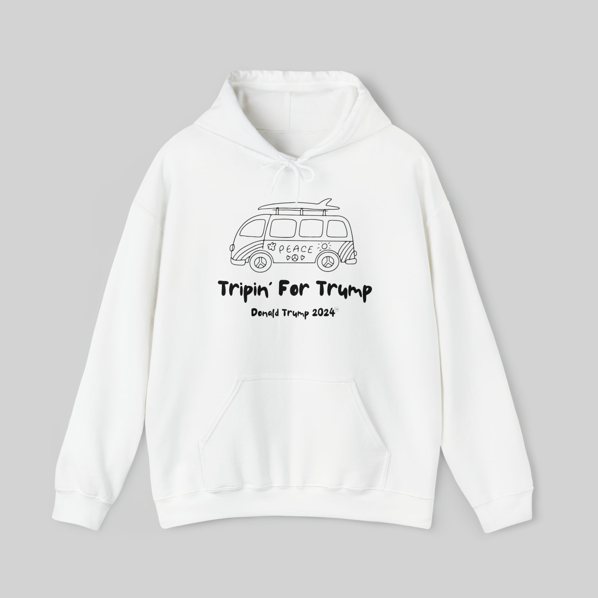 "Trippin' For Trump, Donald Trump 2024" Unisex Hoodie Sweatshirt