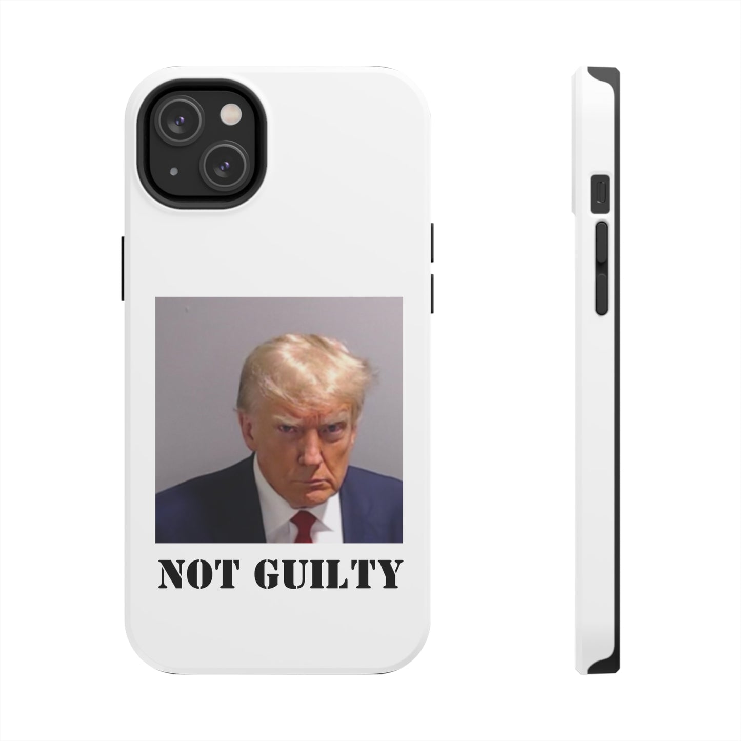 NOT GUILTY Trump Mugshot Phone Case