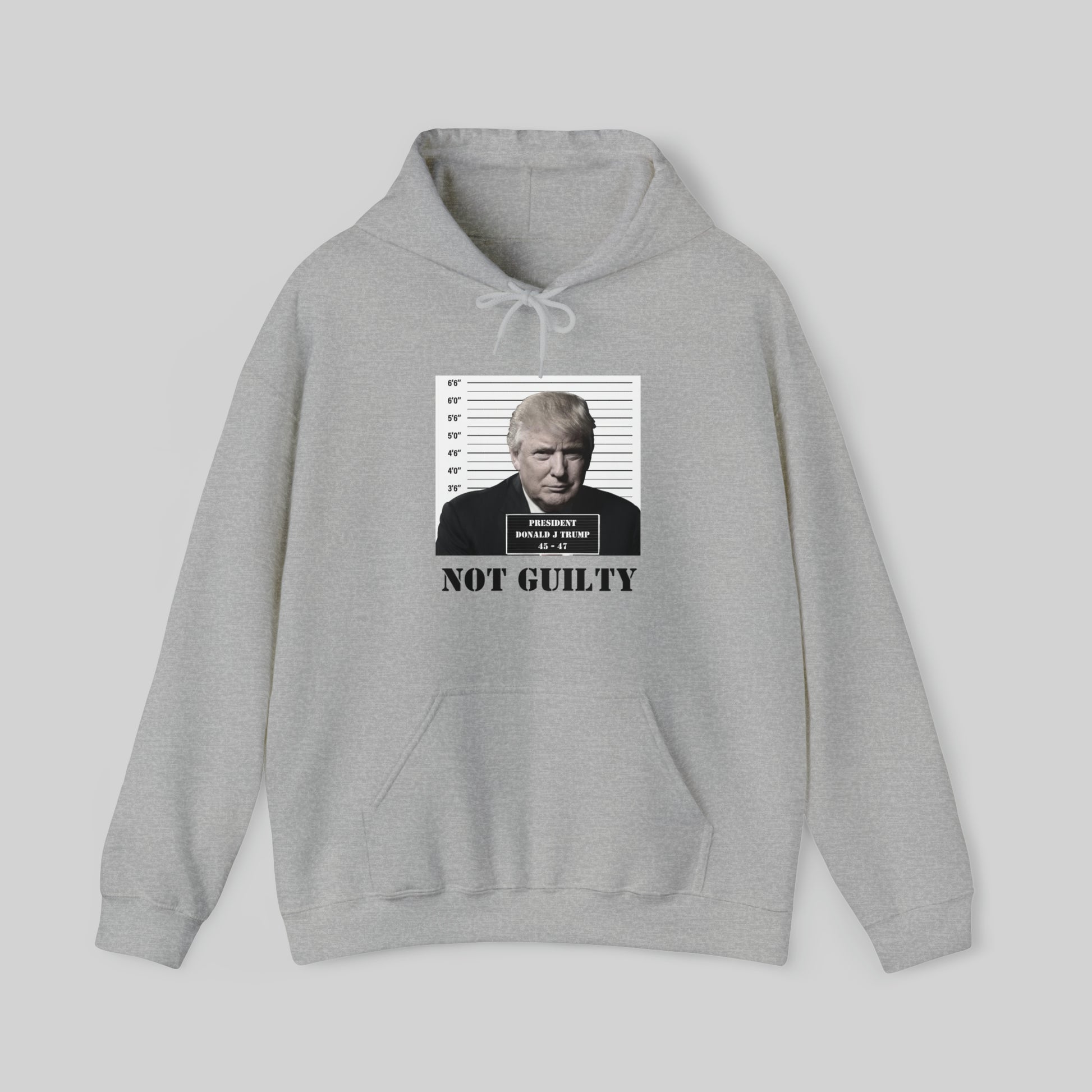 "TRUMP - NOT GUILTY" Unisex Hoodie Sweatshirt