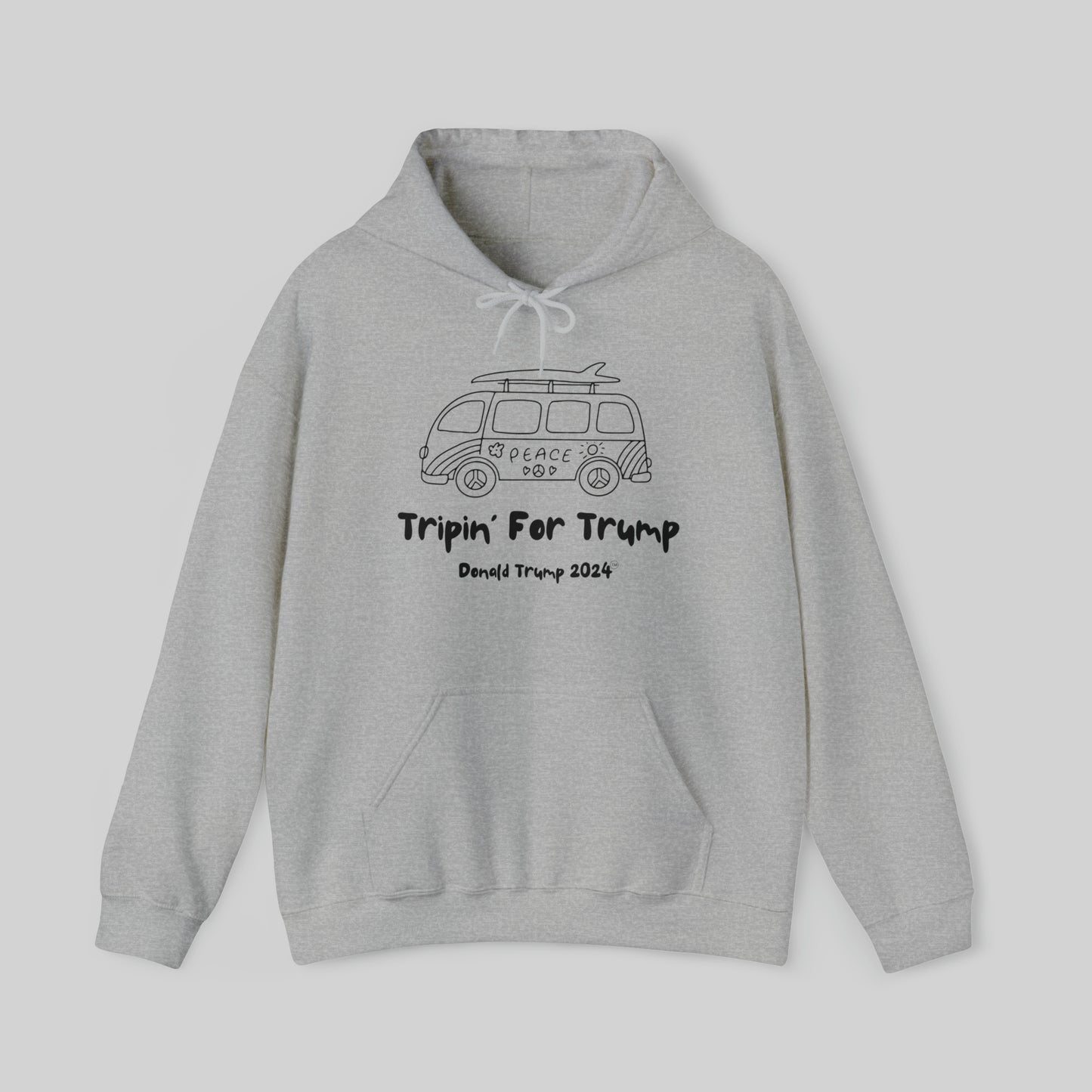 "Trippin' For Trump, Donald Trump 2024" Unisex Hoodie Sweatshirt