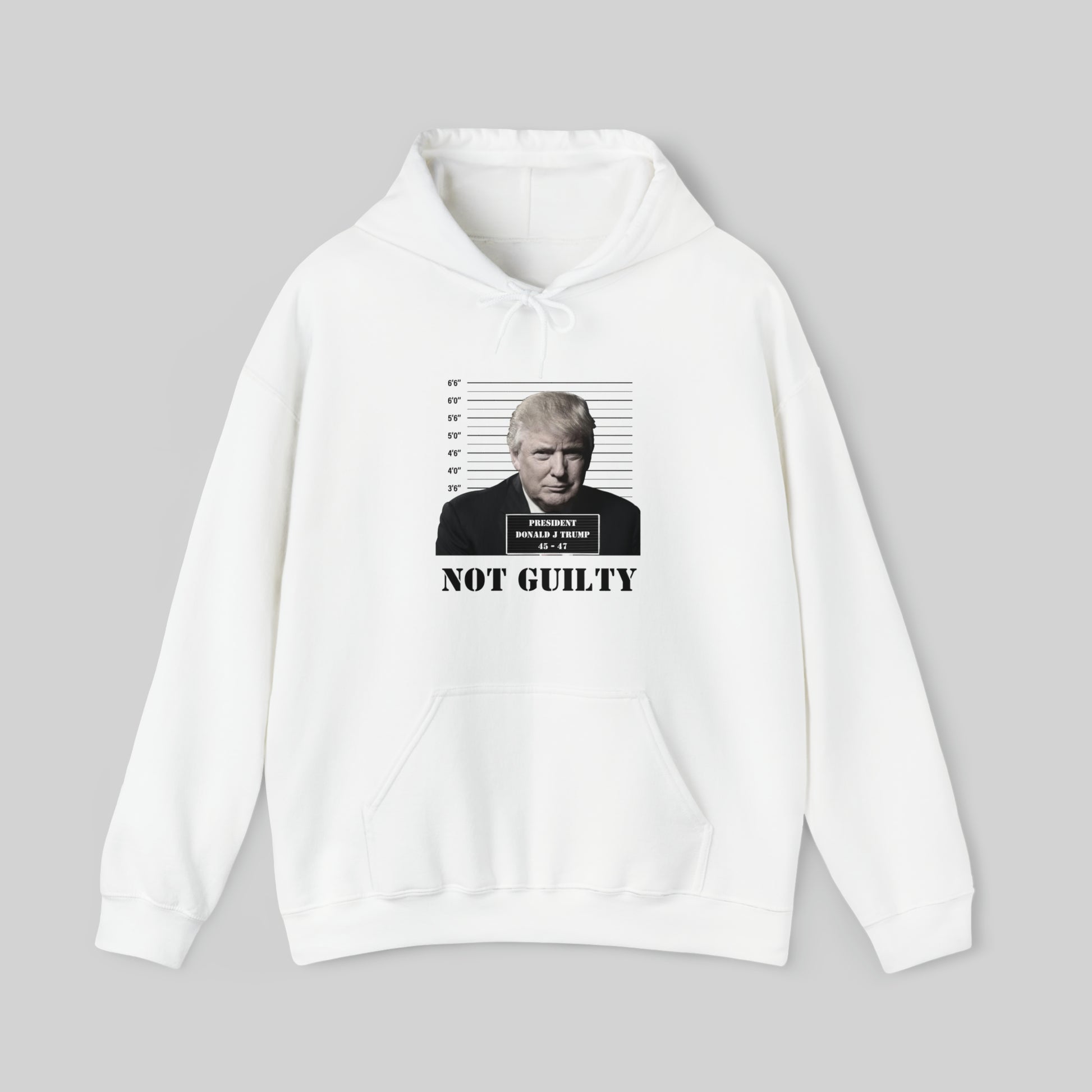 "TRUMP - NOT GUILTY" Unisex Hoodie Sweatshirt