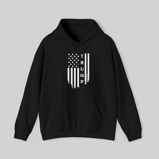 "American Flag Trump 2024" Unisex Hoodie Sweatshirt