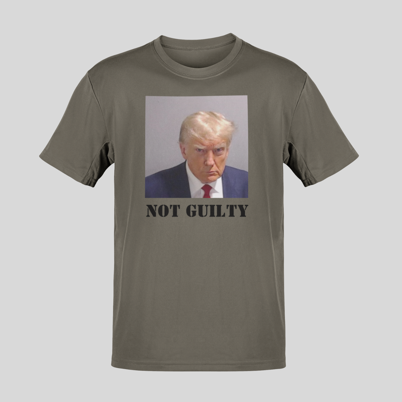 "Trump NOT GUILTY Mugshot" (In Color) UnisexT-Shirt