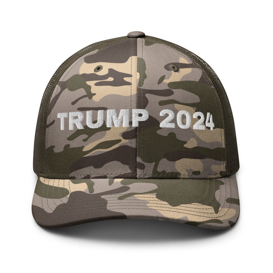 TRUMP 2024 Camouflage Trucker Hat