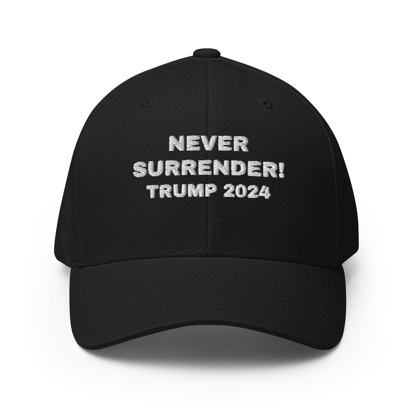 NEVER SURRENDER TRUMP 2024 FlexFit Hat