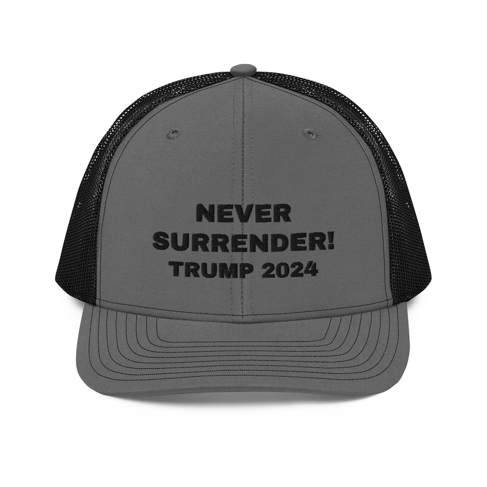 NEVER SURRENDER TRUMP 2024 Trucker Hat